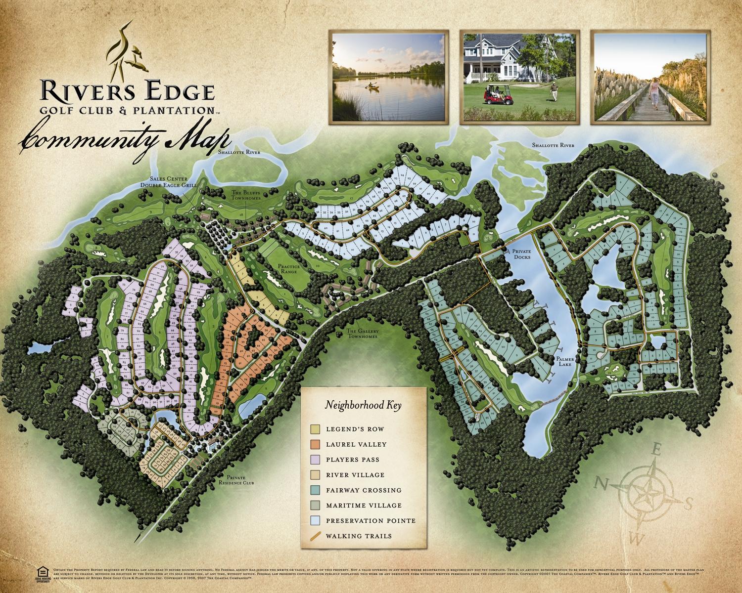 Rivers Edge Plantation Map